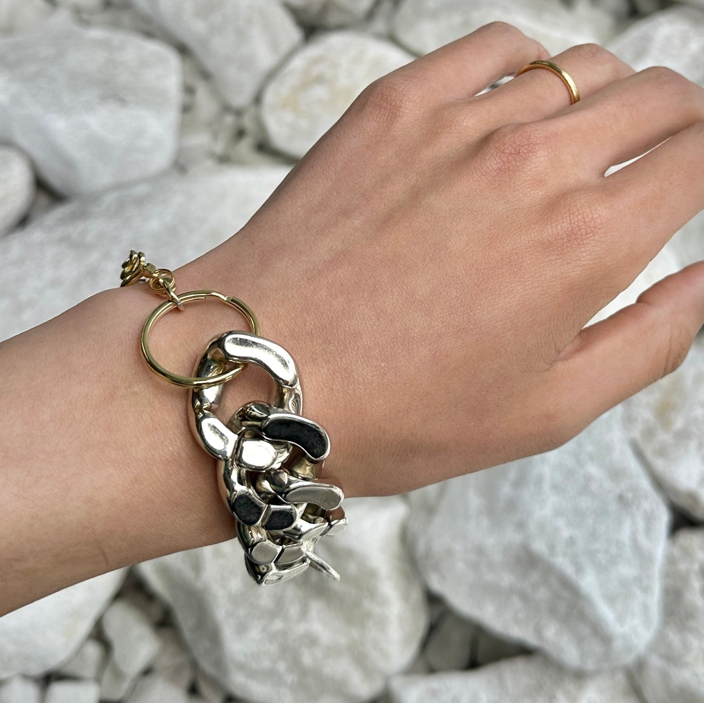 BLESS / MATERIALMIX BRACELET "FREESTYLE"