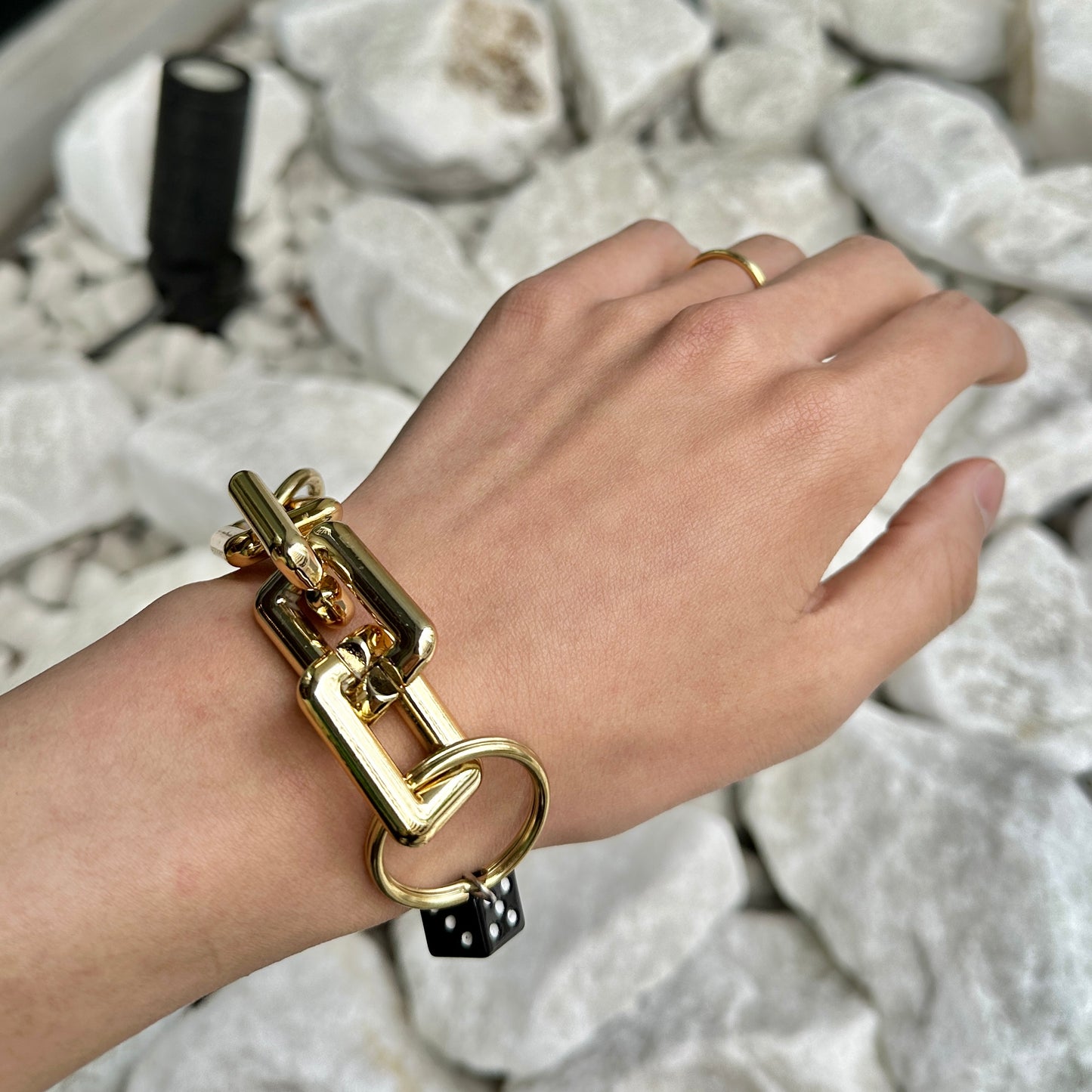 BLESS / MATERIALMIX BRACELET "DICE"