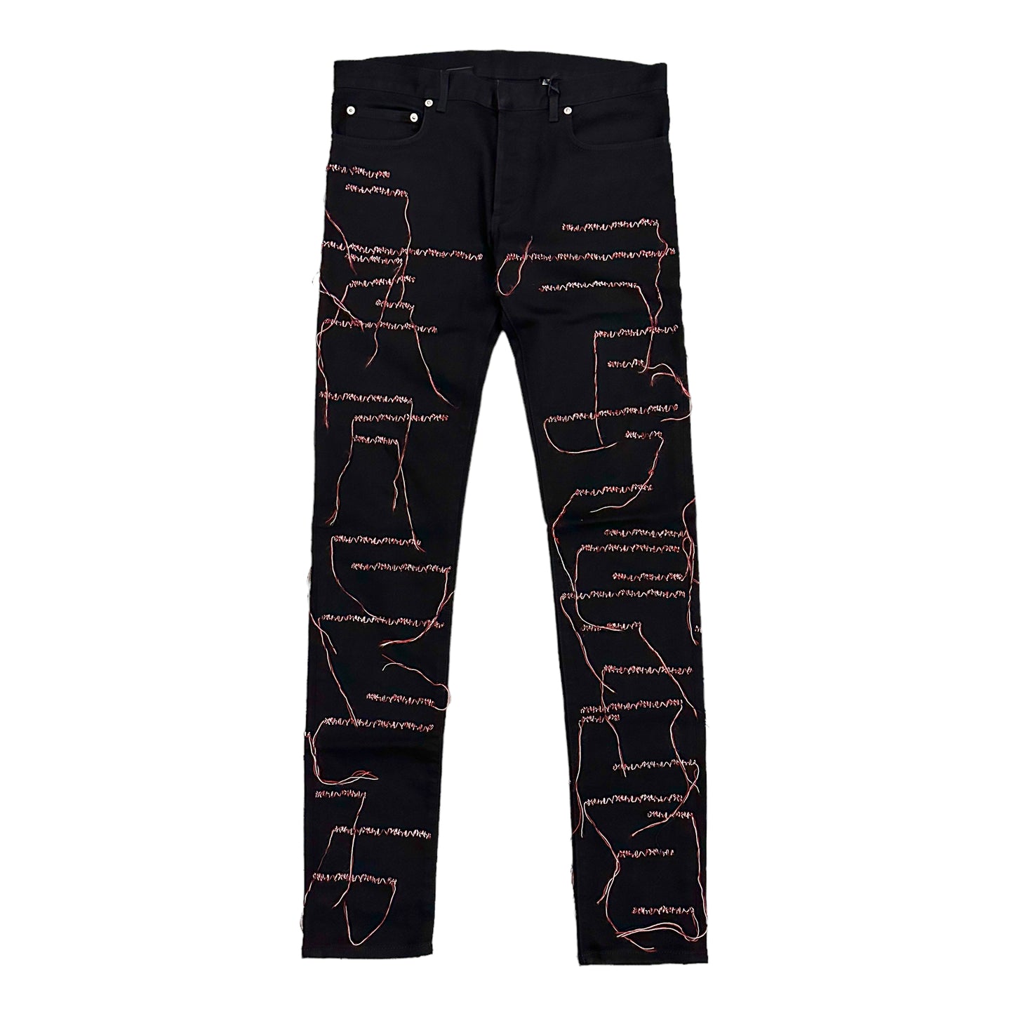 DIOR HOMME / STITCH DENIM PANTS
