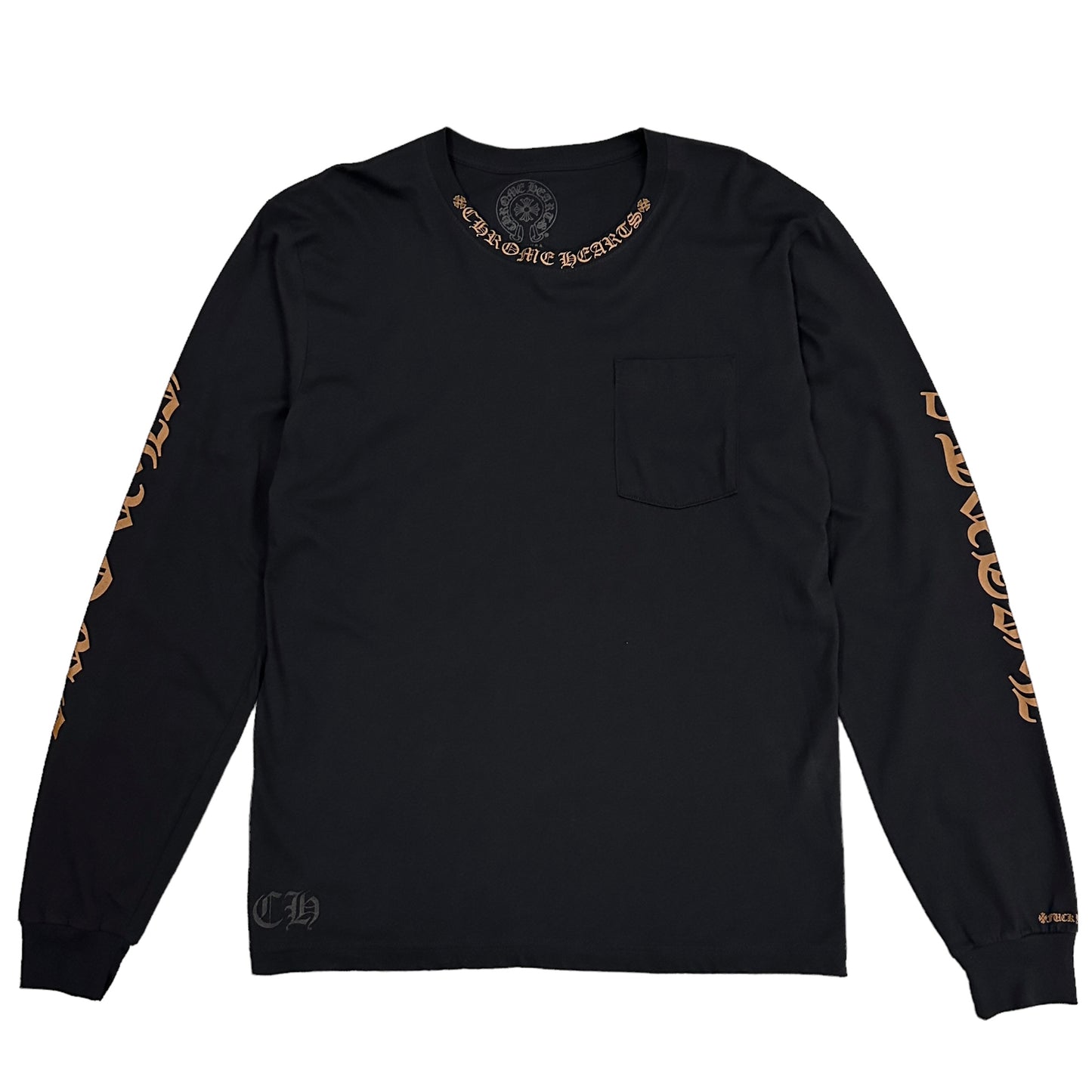 CHROME HEARTS / NECK PRINT LONG SLEEVE SHIRT