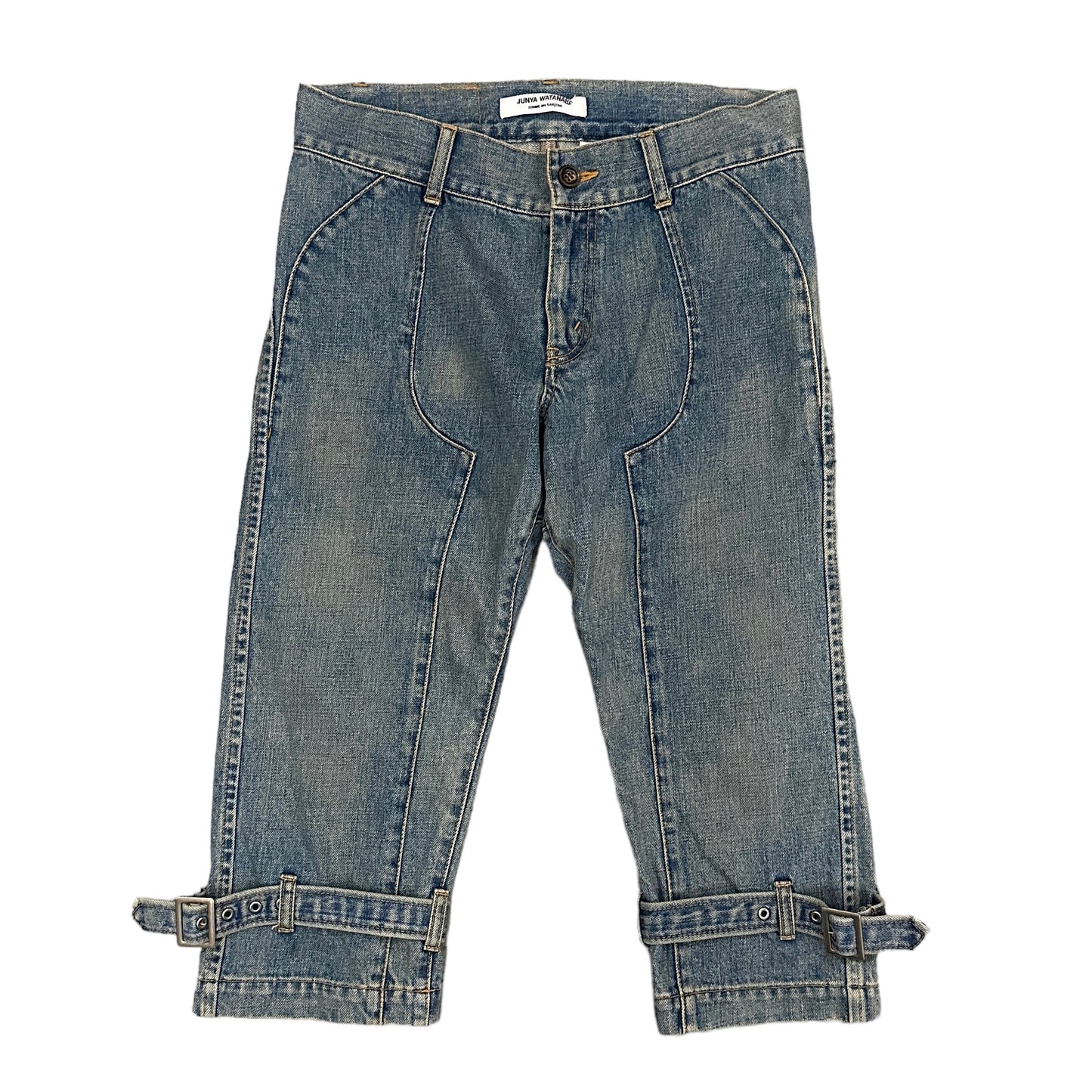 JUNYA WATANABE / 2005SS BONDAGE CROPPED DENIM PANTS