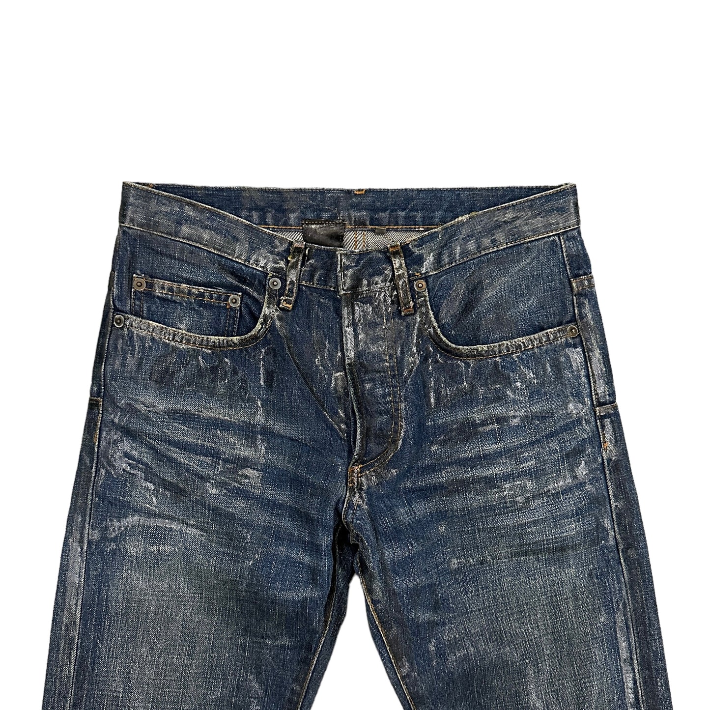 DIOR HOMME / LUSTER COATING DENIM PANTS