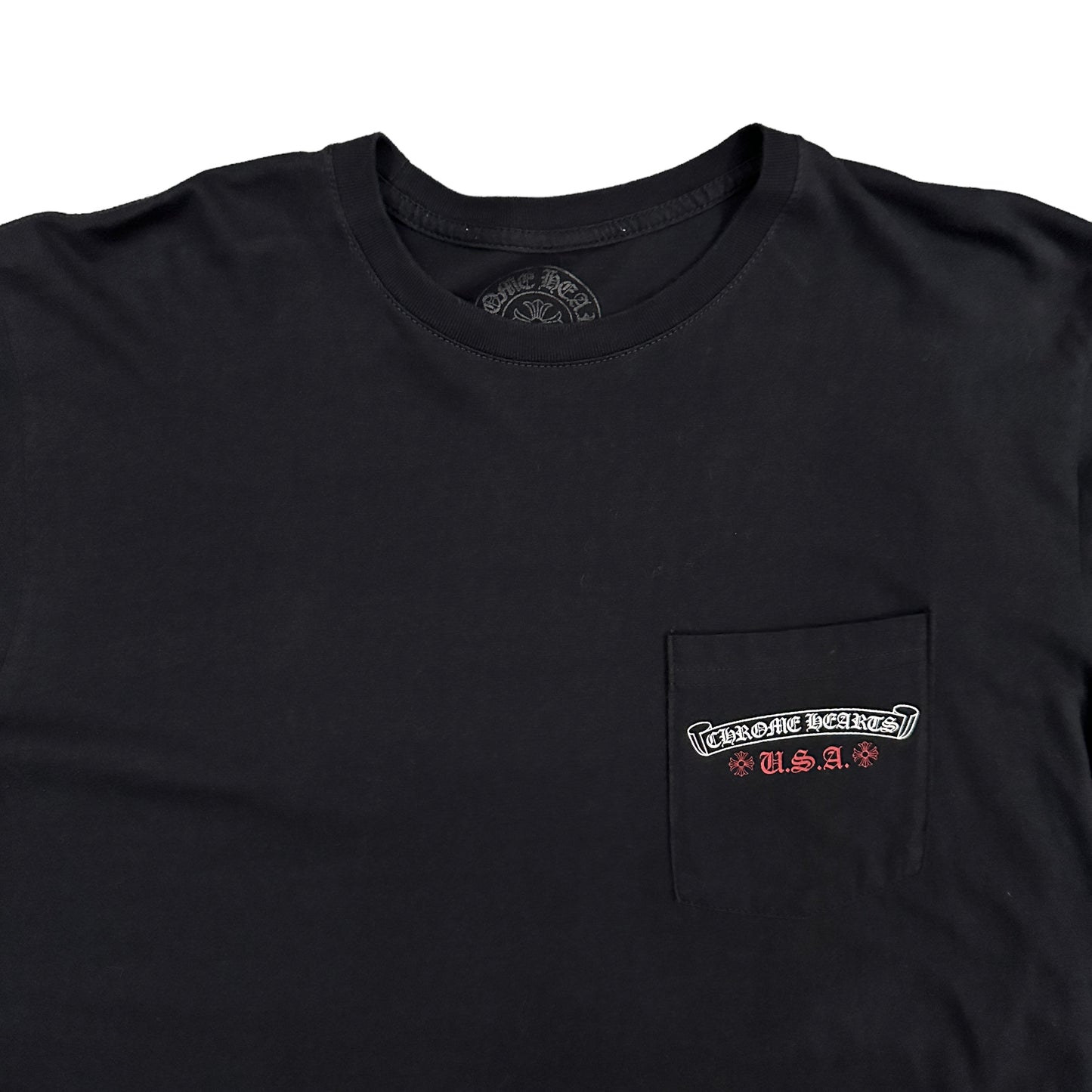 CHROME HEARTS / USA FLAG LONG SLEEVE SHIRT