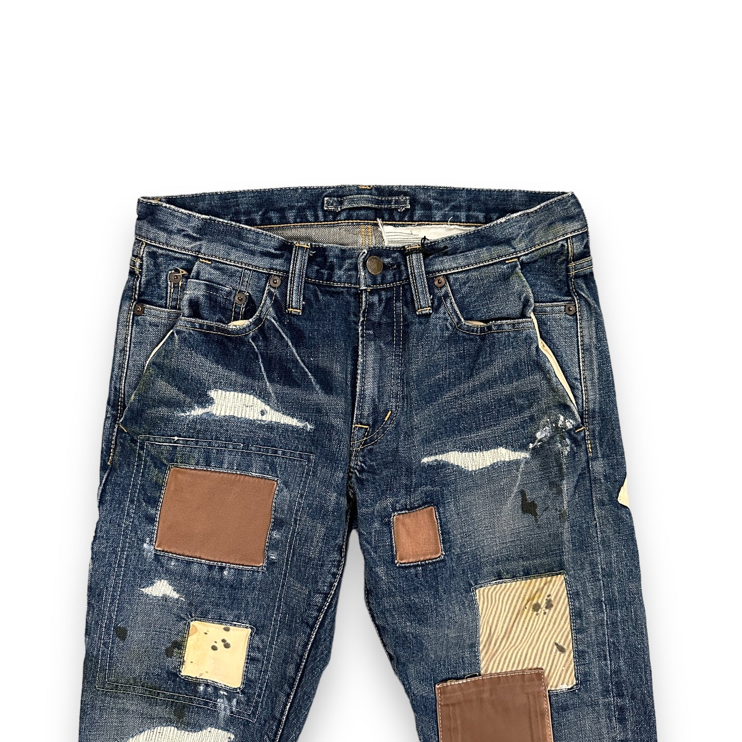 MIHARAYASUHIRO / PATCHWORK DENIM PANTS