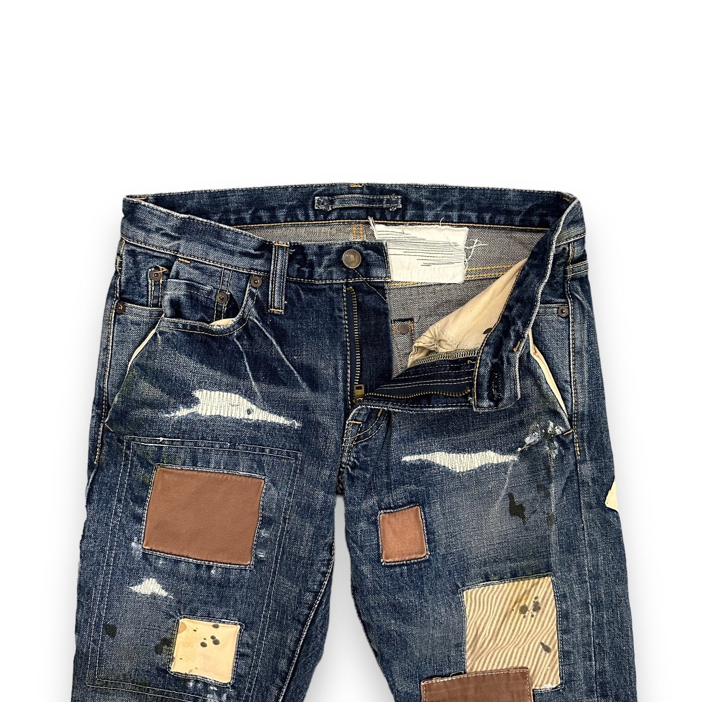 MIHARAYASUHIRO / PATCHWORK DENIM PANTS