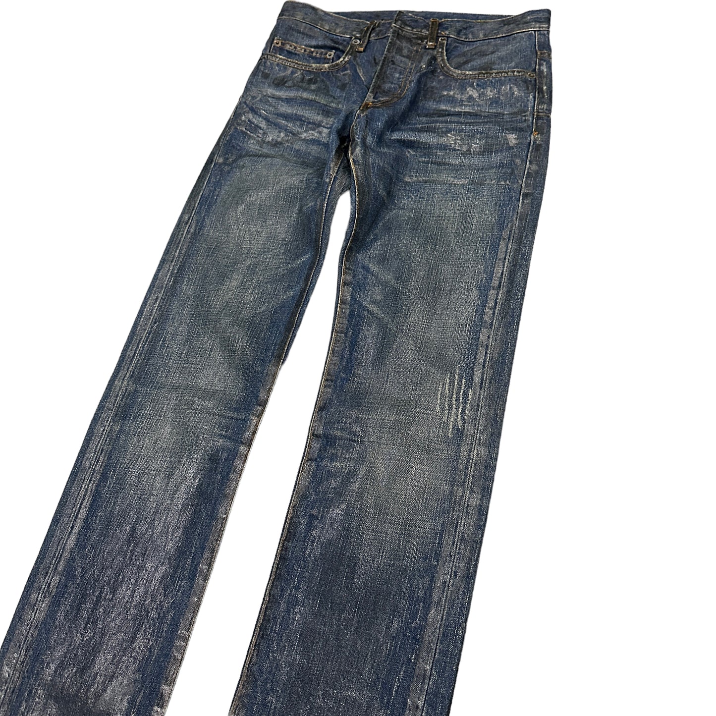 DIOR HOMME / LUSTER COATING DENIM PANTS