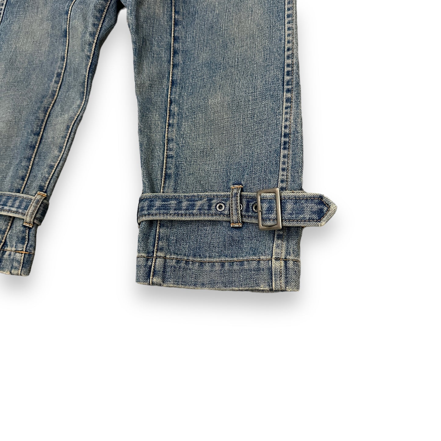 JUNYA WATANABE / 2005SS BONDAGE CROPPED DENIM PANTS