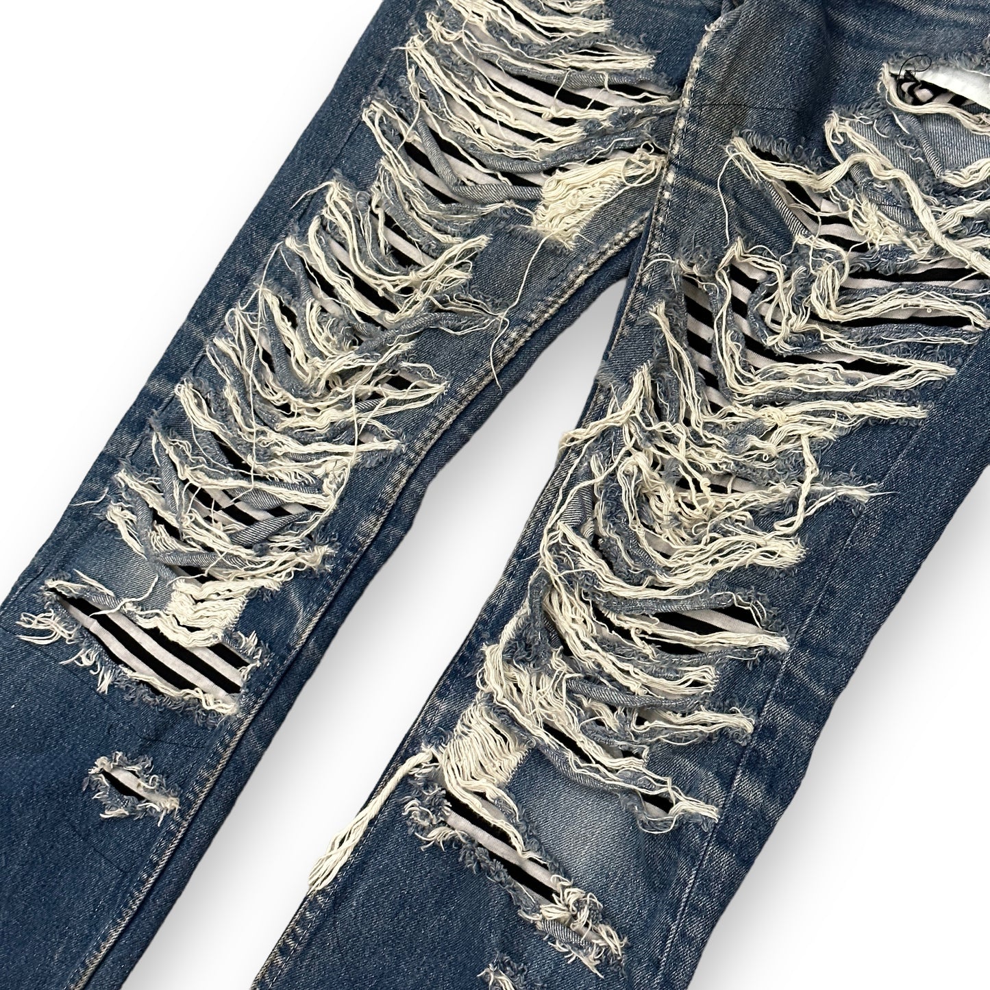 VINTI ANDREWS / LEVIS501 REMAKE DAMAGE DENIM PANTS