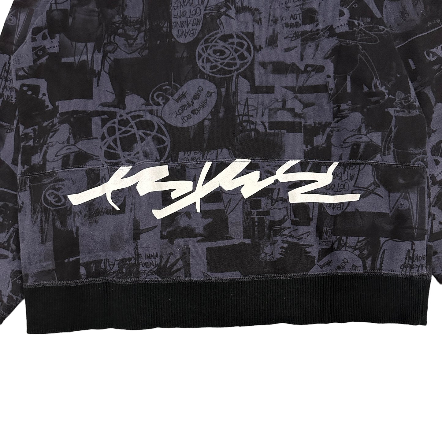 STUSSY × FUTURA / ZIP UP HOODIE