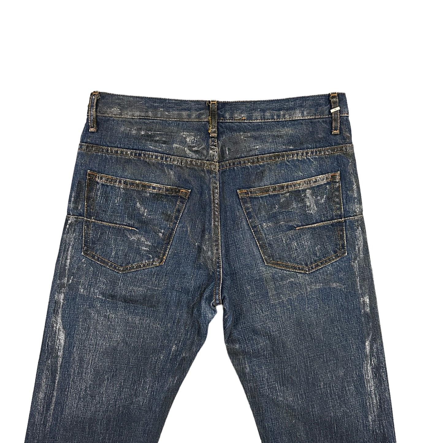 DIOR HOMME / LUSTER COATING DENIM PANTS