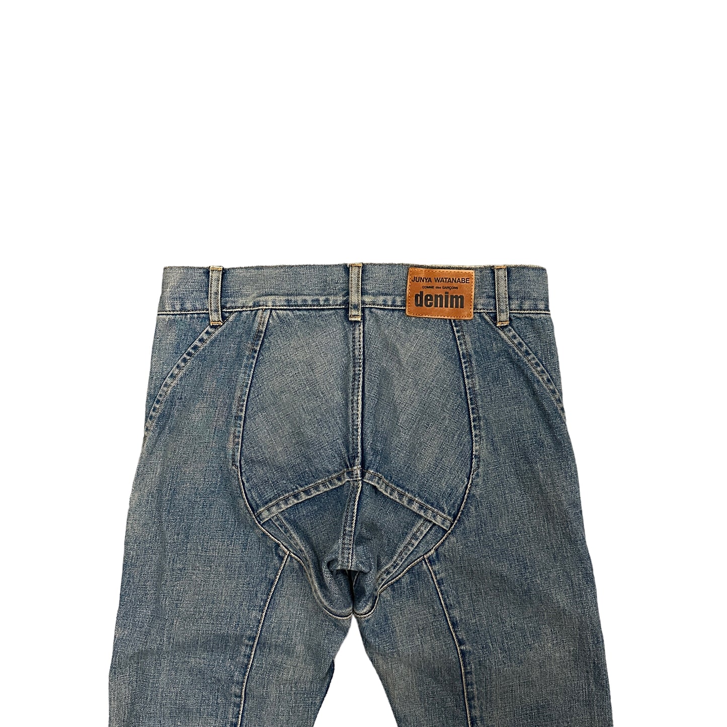 JUNYA WATANABE / 2005SS BONDAGE CROPPED DENIM PANTS