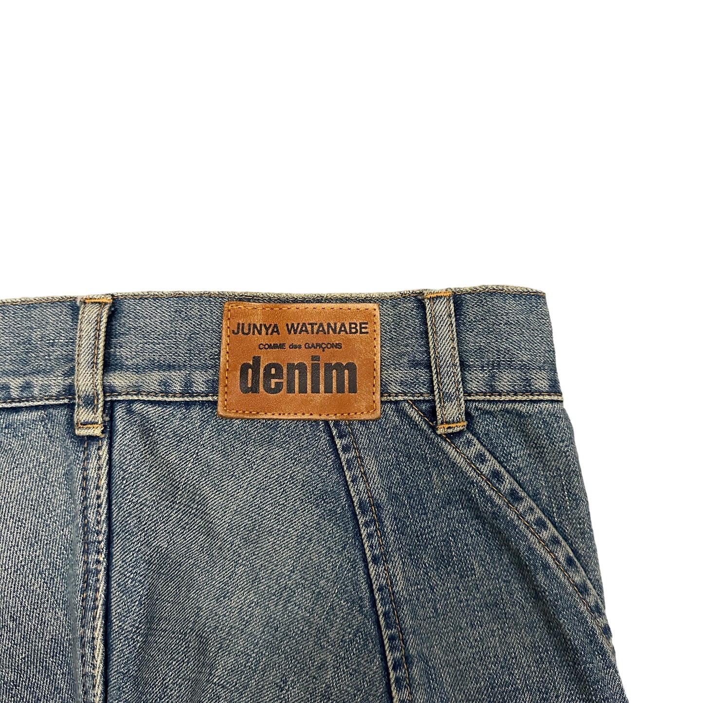 JUNYA WATANABE / 2005SS BONDAGE CROPPED DENIM PANTS