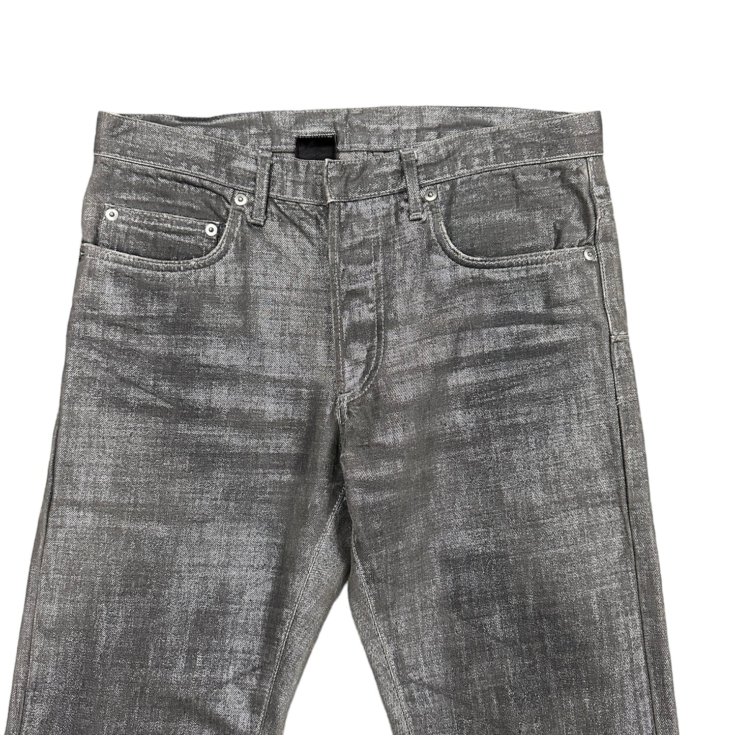 DIOR HOMME / LUSTER COATING DENIM PANTS