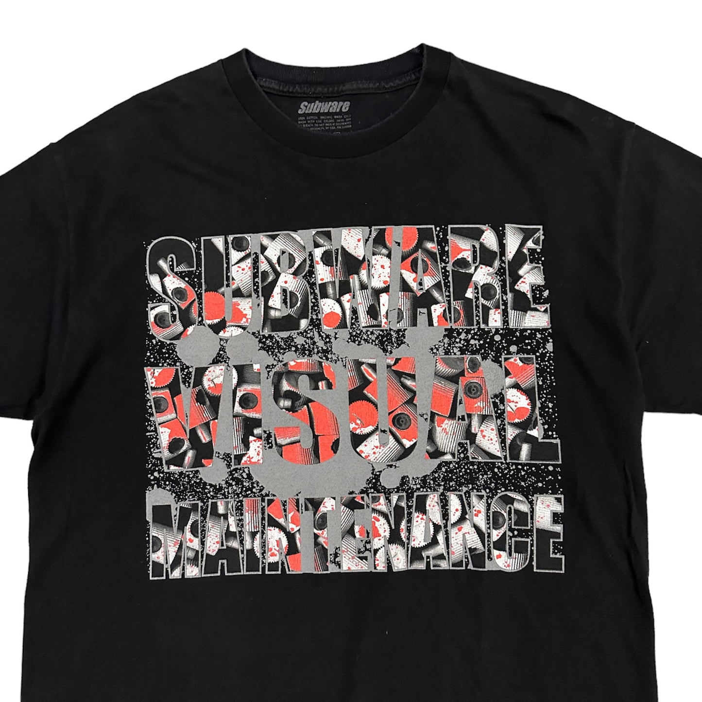 SUBWARE / SPRAY NOZZLE PRINT T-SHIRT