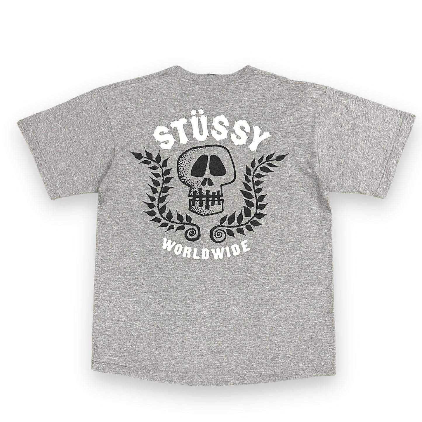 STUSSY / SKULL T-SHIRT
