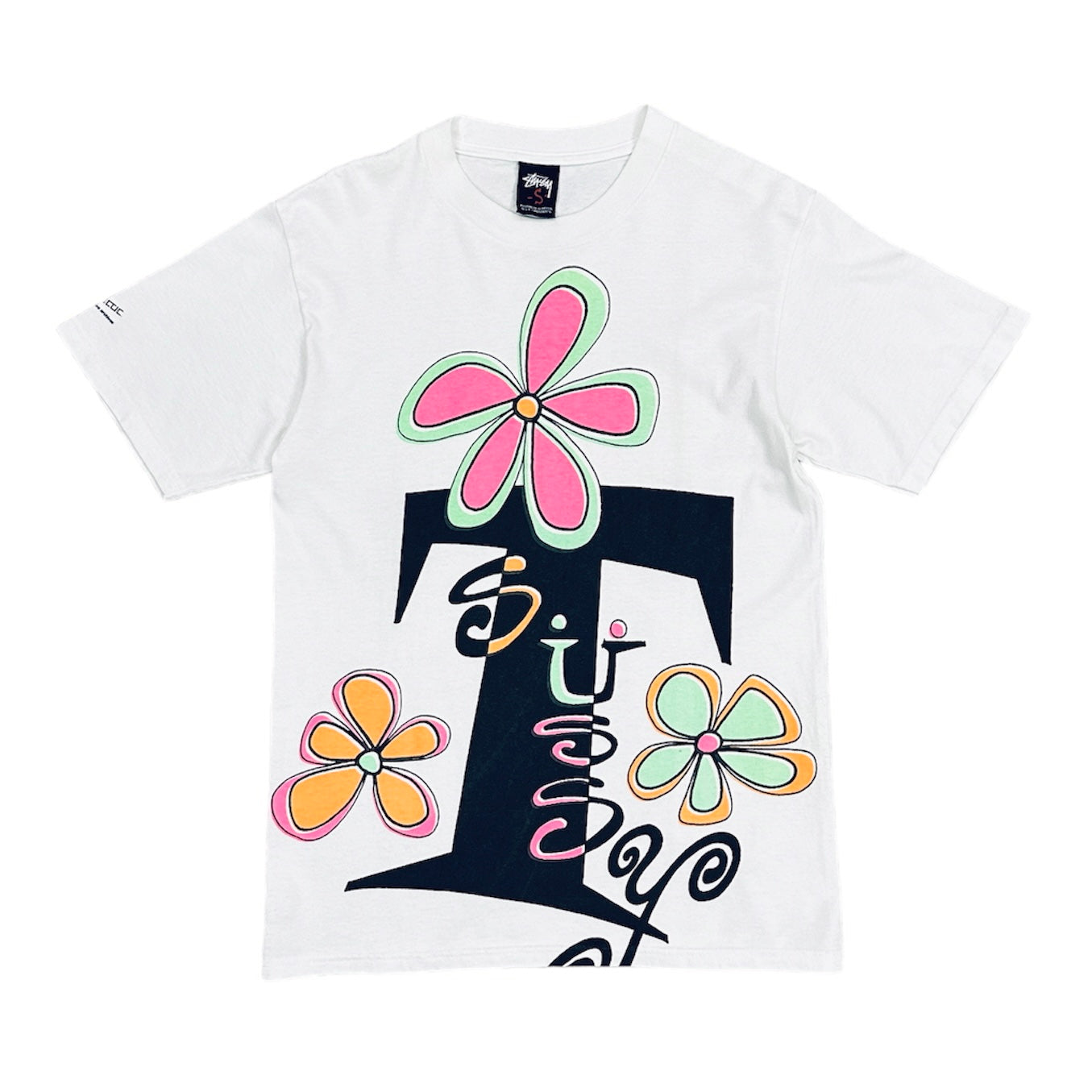 STUSSY × HECTIC / GRAPHIC T-SHIRT
