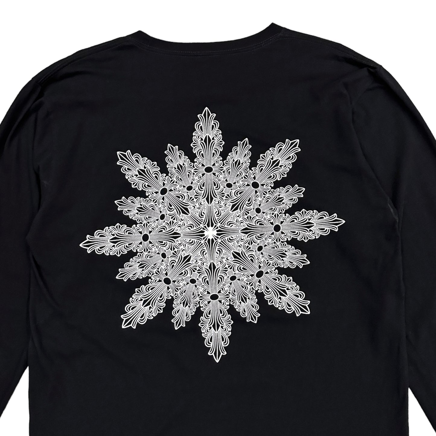CHROME HEARTS / CEMETERY CROSS LONG SLEEVE SHIRT
