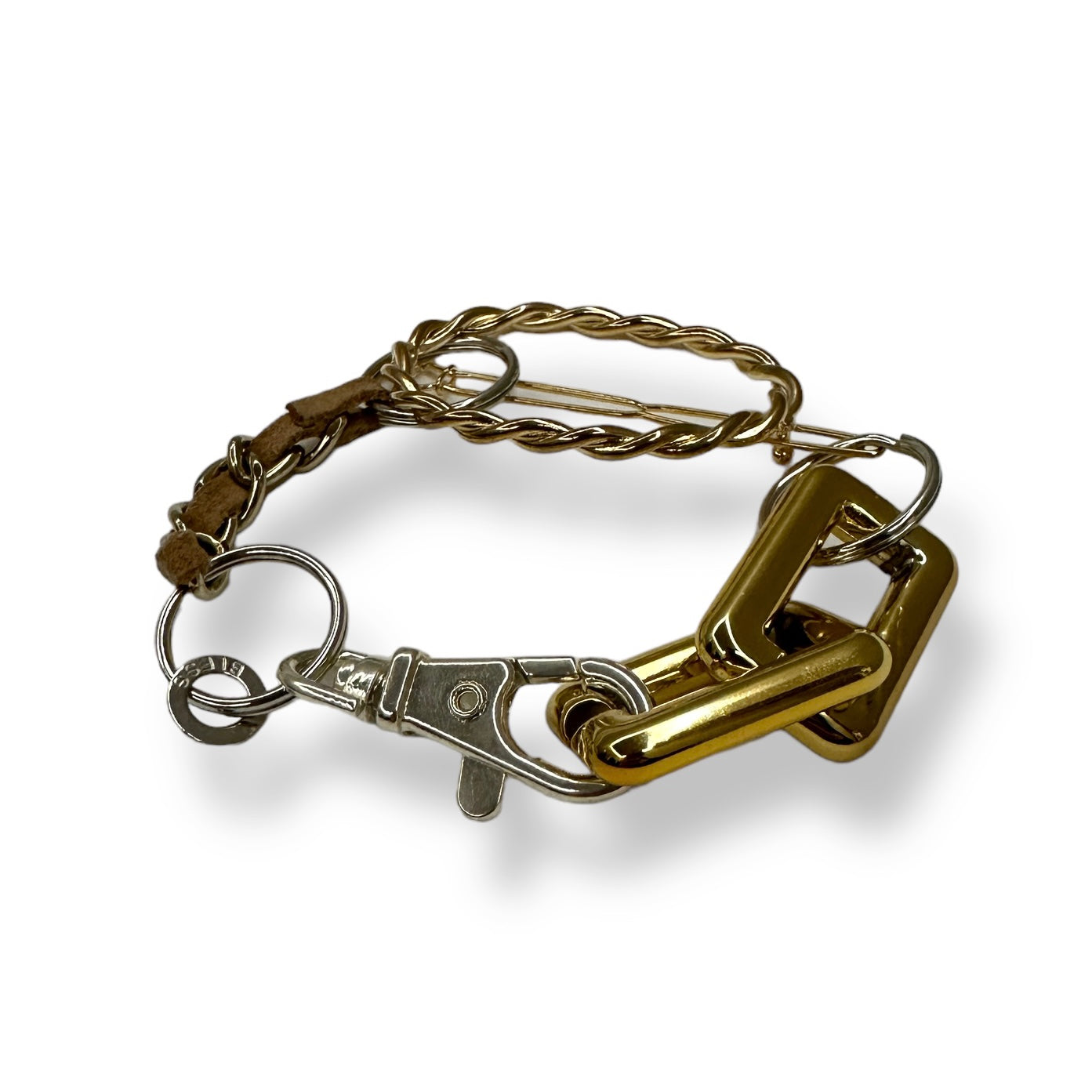 BLESS / MATERIALMIX BRACELET "HAIRPIN"