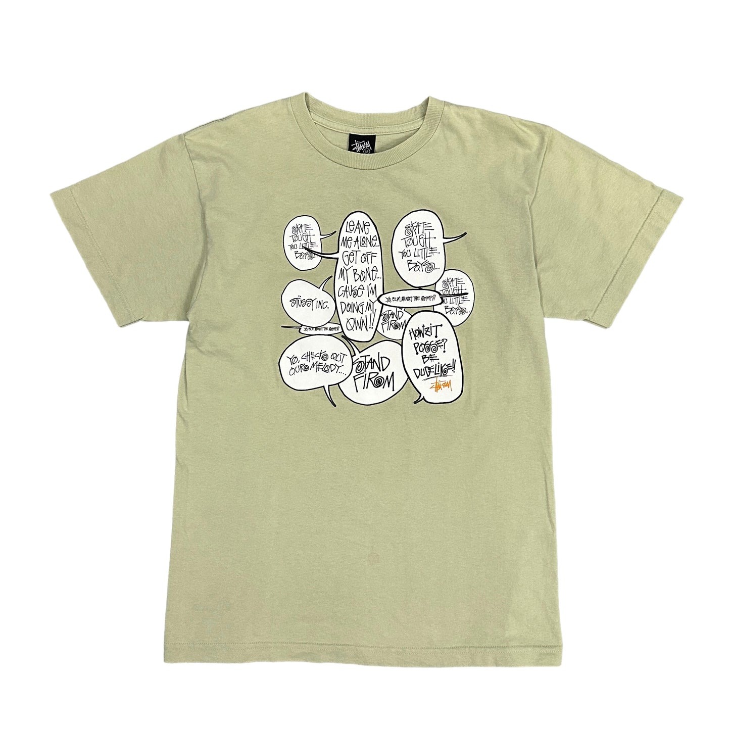 STUSSY / SPEECH BUBBLE T-SHIRT