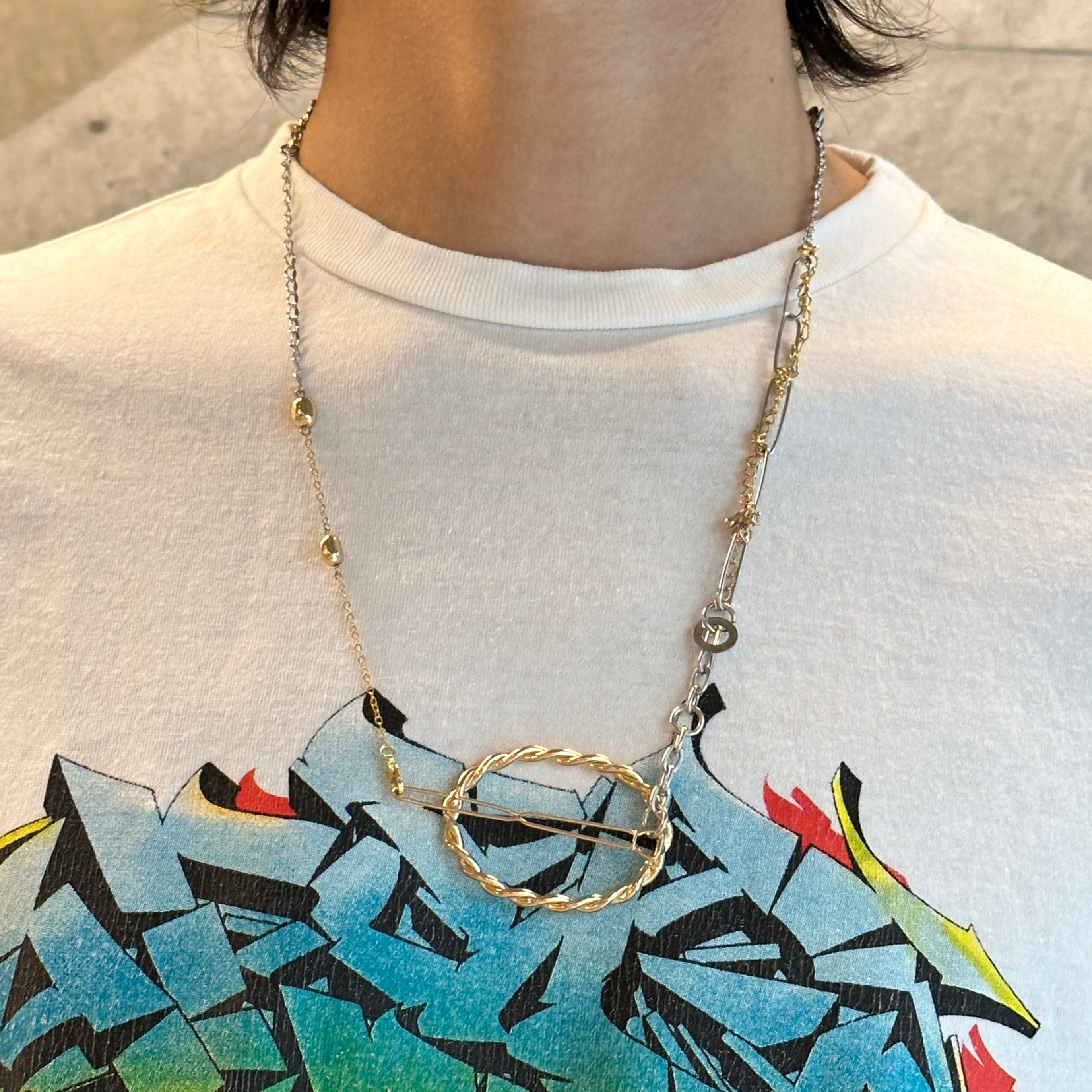 BLESS / MATERIALMIX NECKLACE 