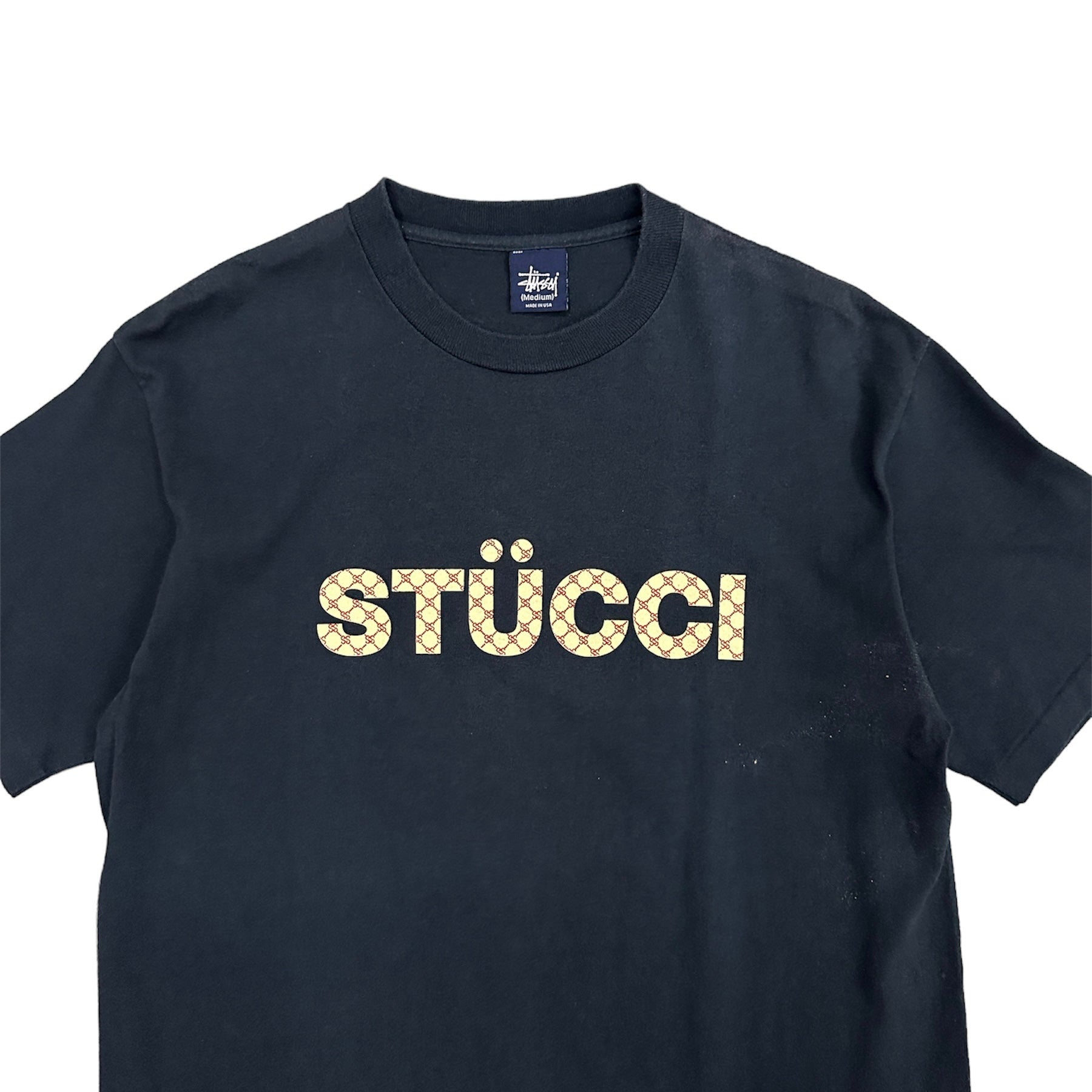 高品質人気パロディ ステューシー stussy stucci 90年代ヴィンテージTシャツ トップス