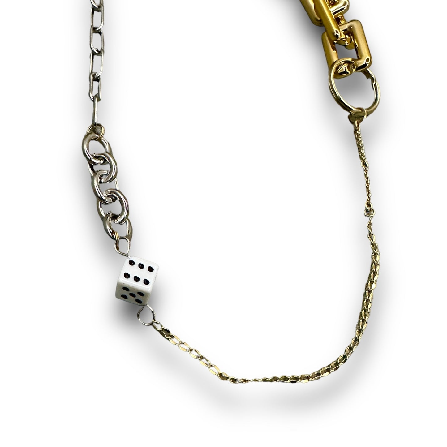 BLESS / MATERIALMIX NECKLACE "DICE"