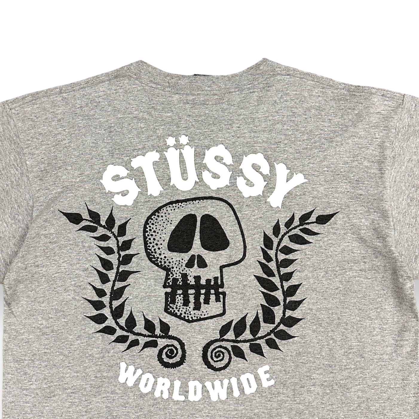 STUSSY / SKULL T-SHIRT