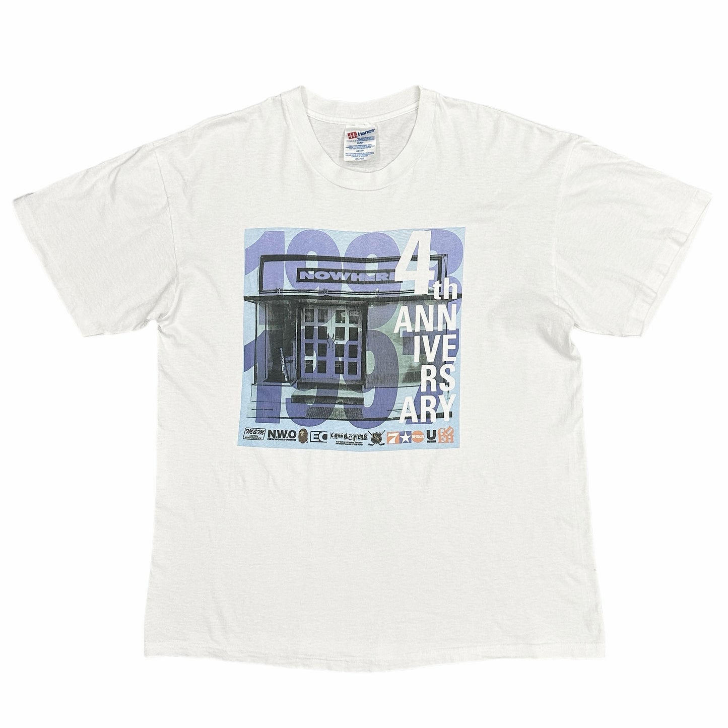 NOWHERE / 4TH ANNIVERSARY T-SHIRT